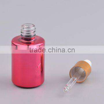 New Style Transparent Glss Bottle Essential Oil Bottles With Aluminum Dropper Cap photo-3