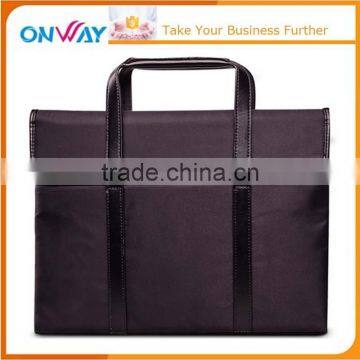 Black feminine business briefcase laptop messenger bag