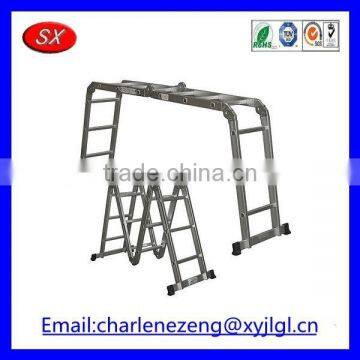 OEM&ODM Customized Multi-purpose Aluminum Folding Step Ladder photo-3