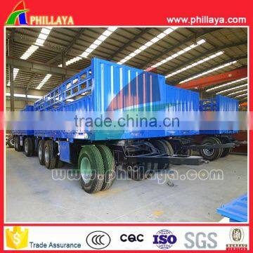 3 Axles Drawbar Double Tow Truck Interlink Trailers on Hot Sale photo-3