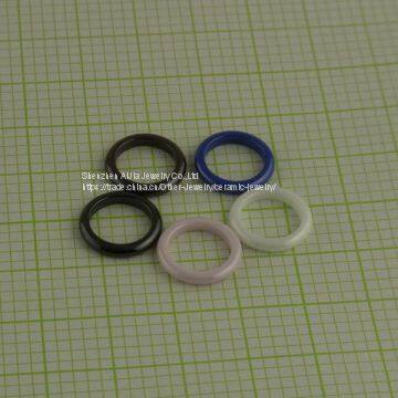 Pink Zirconia Ceramic Ring Round Surface For Christmas Gift photo-2