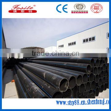 Various sizes of HDPE material pipe for water supply