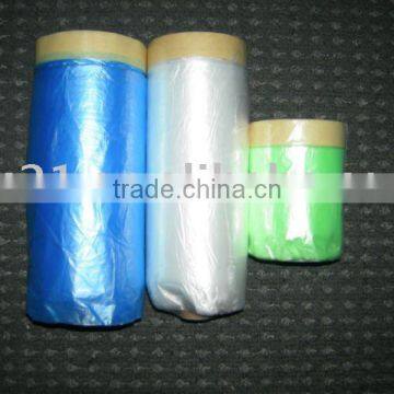 Paintable Taped Masking Film with dispenser