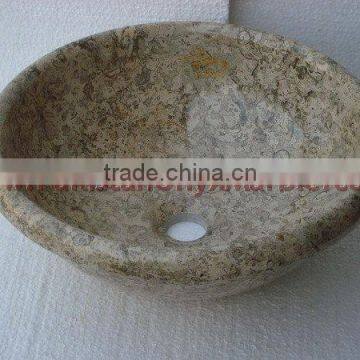 UNIQUE FOSSIL MARBLE SINKS photo-4