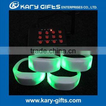Wholesale LED Flashing Bracelet Via Remote Controled LED Bracelet photo-2