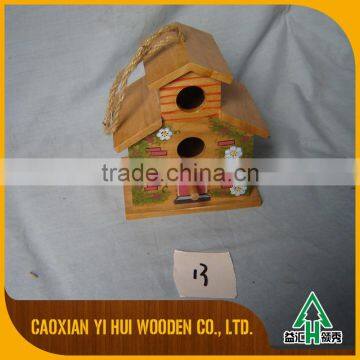 Christmas Hot Hanging Wooden Bird House photo-6