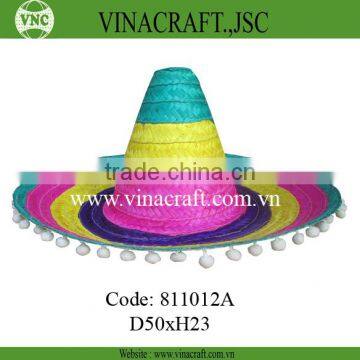 Bamboo sombrero mexican hat made in Viet Nam