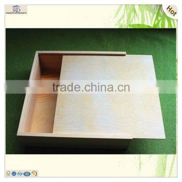 Sliding Large Space Square Hinged Wooden Flower Box photo-3