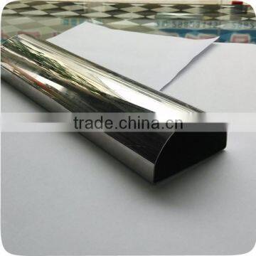 Bright 201 304 Stainless Steel Half Round Tube in Good Price