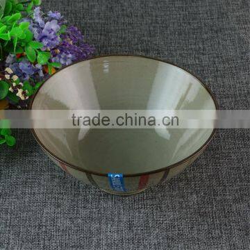 Chaozhou Stock Japanese Style Brown Ceramic Soup Bowl photo-2