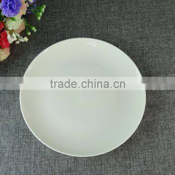 Wholesale 7/8inch White Round Ceramic Porcelain Plate Set Dinnerware photo-3