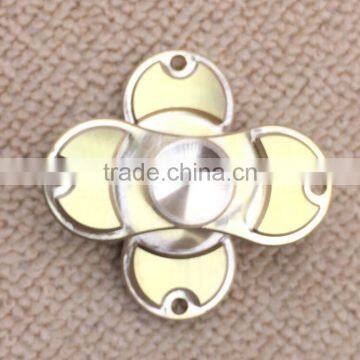 China Supplier OEM Metal Copper Hand Fidget Spinner Toy photo-2