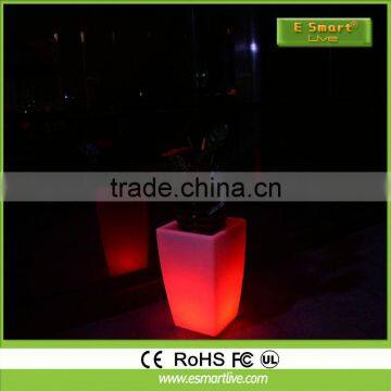 battery powered led flower pot lighting / led garden pot / led plant pot