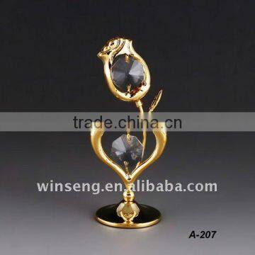 24k gold plated love rose for gifts