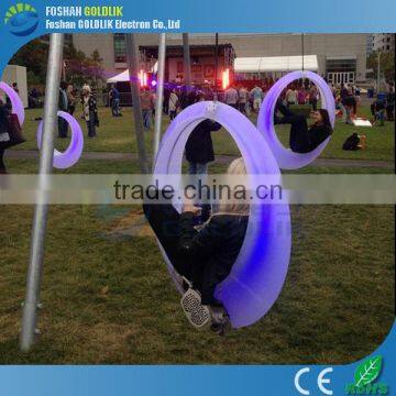 Glowing LED Hoops for events