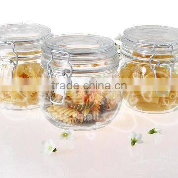 Clear Food Grade Glass Jar With Lid photo-3