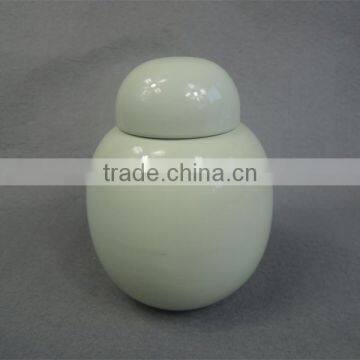 2015 wholesale new style burial ceramic urn for pet ashes