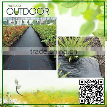 pp woven weed control black plastic mulch ground cover