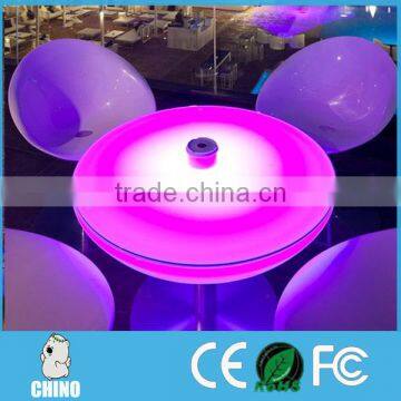 Waterproof LED Bar Table PE Material Led Coffee Table photo-3