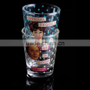 Transparent Custom Silk Decal Printing Glass Mug for Drinking photo-5