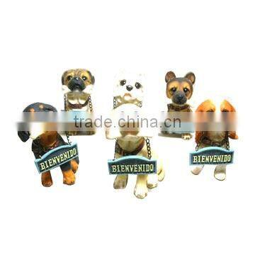 resin dog,polyresin decoration,resin animal