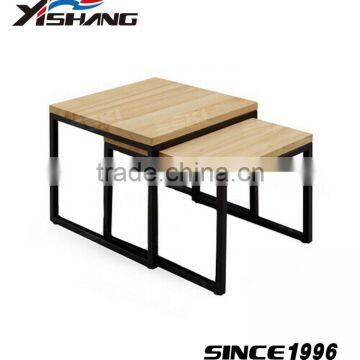 2 tiers nesting tables display fixture in china guangdong