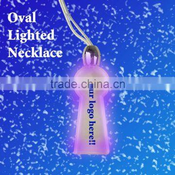 Keyhole Shape Light Up Necklace