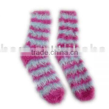 Knee high feather sock