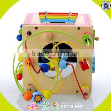 2017 Wholesale Baby Wooden Play Cube Newest Kids Wooden Play Cube Fashion Children Wooden Play Cube W11B122 photo-3