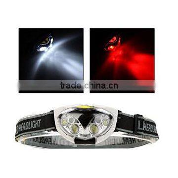 1200 Lumens 6 LED Lights 3 Modes Headlight Headlamp for Camping Hiking Cycling photo-2