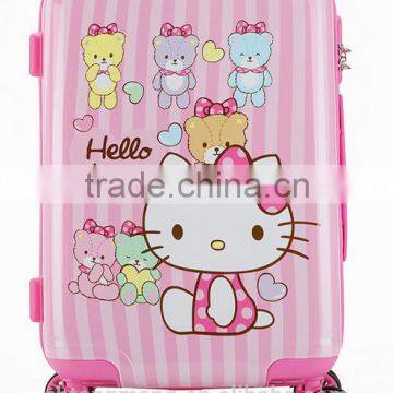 Luggage Suitcase Kids Trolley Case Carton Printing Case photo-2