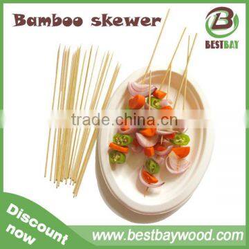 Kabob Food Wholesale in Bulk 40cm With Custom Logo Bamboo Skewer photo-5