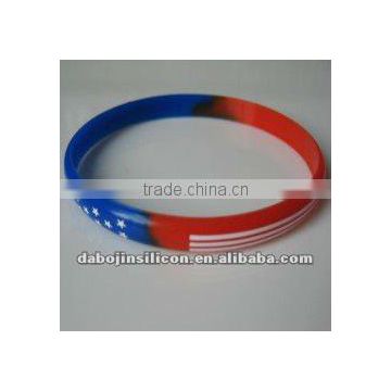 America flag silicone bracelet