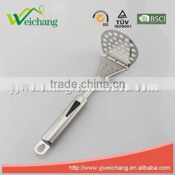 WCJ642 STAINLESS STEEL utensil , potato masher ,welding,high quality,mirror,finishing