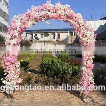 China New Design Wedding Decoration Artificial Flowers Wedding Arches photo-4