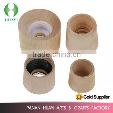 Natural Color Perfume Wooden Cap for Glass Bottle photo-3