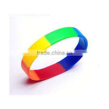 Wholesale Cheap Custom Silicone Bracelet Waterproof Soft Material Silicone Bracelet/wristband/bangle photo-5