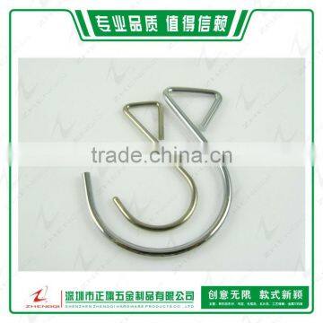 Stainless steel earring hook S-hook metal hook for packaging accessories