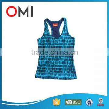 Hot fashion 2016 women's sexy exercise gym singlets for yoga