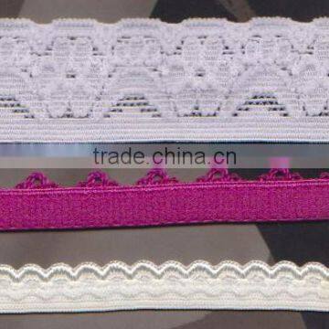 textile accessories wholesale knitted elastic webbing for lingerie used