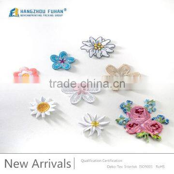 Fabulous Custom Flower Embroidery Patch for Garments