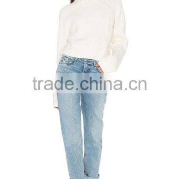 New Design Casual Modern Denim Pants Ladies Jeans Brands photo-4