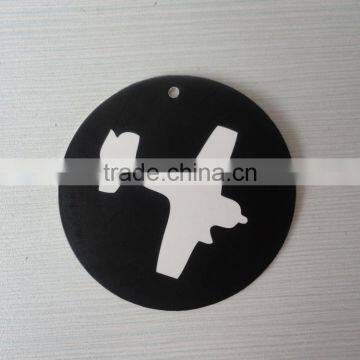 2017 Custom China Jeans Paper Hang Tag Design With String photo-3