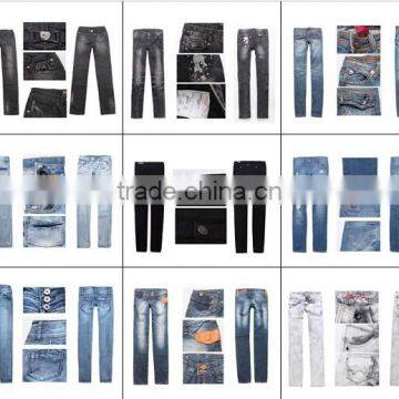 GZY Wholesale New Style Top Design Pent Men's Mixed Jeans Cheap Jeans Slim Feeling 2017 High Design USA photo-3