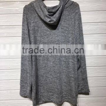 GZY Latest Shirt Designs for Women Knit Hooded Shirt Stock Lot photo-2