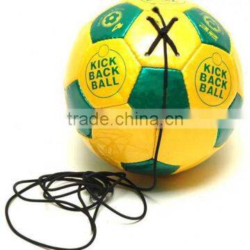 Double Tone PU Soccer Ball With Elastic String