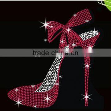 Crystal and bling High Heel Shoes Rhinestone for T-shirts