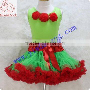 Wholesale Christmas Baby Girls Clothing Set , Christmas Pettiskirt Set photo-2