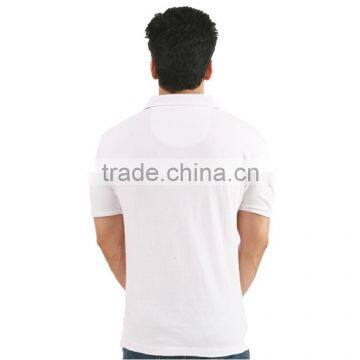 Fashion Men's Bulk White Plain Stand Neck T-shirt Shirt for Men Polo photo-4