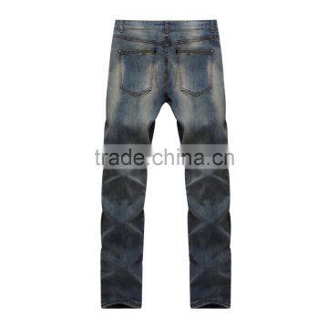 2016 Hot Men's Fashion Men's Jeans Biker Jeans Hole Personality Male Personality Pants Beggar photo-2